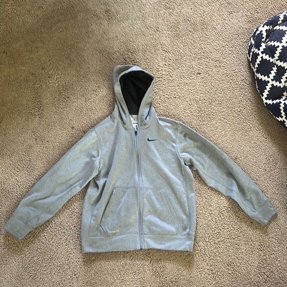 Nike kids zip up sweatshirt